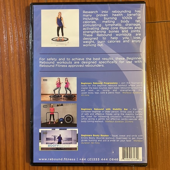 Beginners Bounce Mini Trampoline Exercise DVD Compilation - Picture 2 of 7